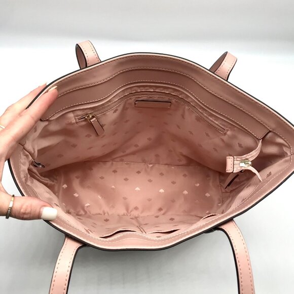 Kate Spade Light Pink Leather Medium Kerrie Tote Bag - Picture 10 of 10